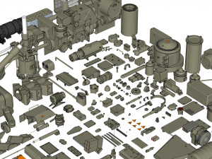 Mechanics collection 1 kitbash Modelo 3D