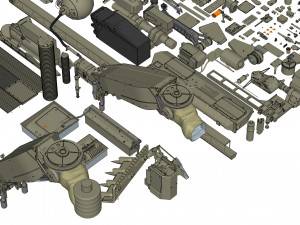 Mechanics collection 1 kitbash Modelo 3D