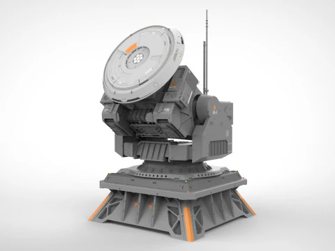 Science-Fiction-Antennensammlung 1 3D Modell