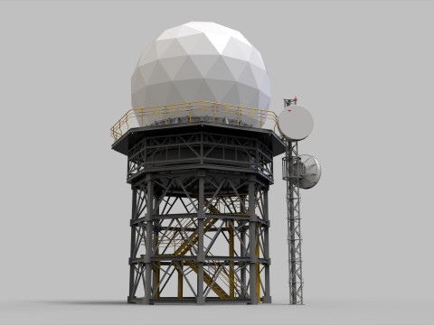 Sci-Fi antenna collection 1 3D मॉडल