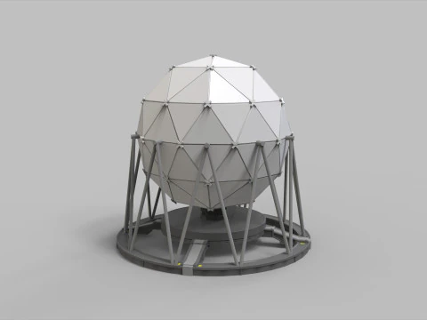 Science-Fiction-Antennensammlung 1 3D Modell