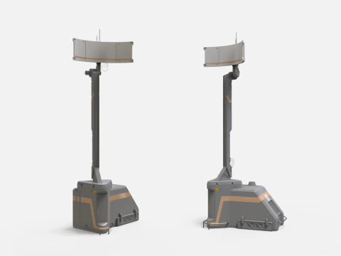 Science-Fiction-Antennensammlung 1 3D Modell