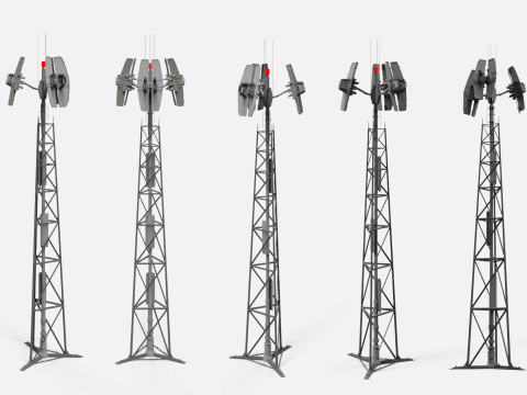 Sci-Fi antenna collection 1 3D मॉडल