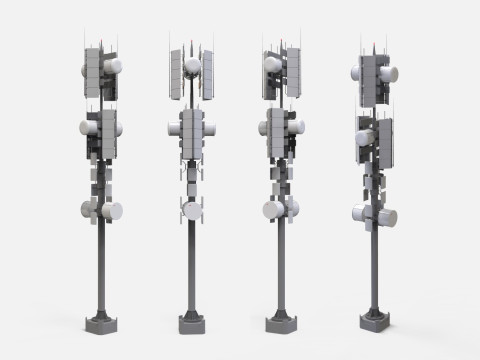 Sci-Fi antenna collection 1 3D मॉडल
