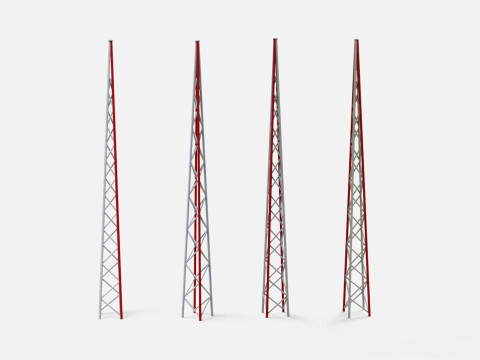Sci-Fi antenna collection 1 3D मॉडल