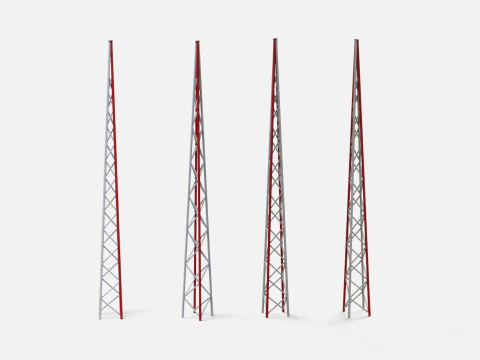 Science-Fiction-Antennensammlung 1 3D Modell