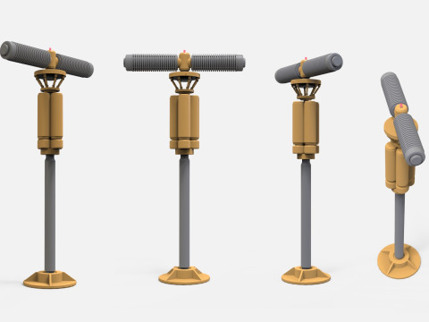 Sci-Fi antenna collection 1 3D मॉडल