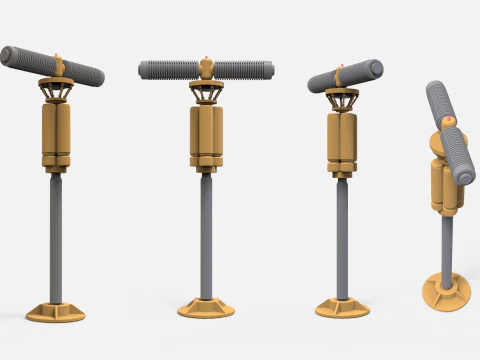 Science-Fiction-Antennensammlung 1 3D Modell