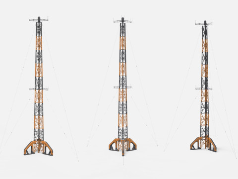 Sci-Fi antenna collection 1 3D मॉडल