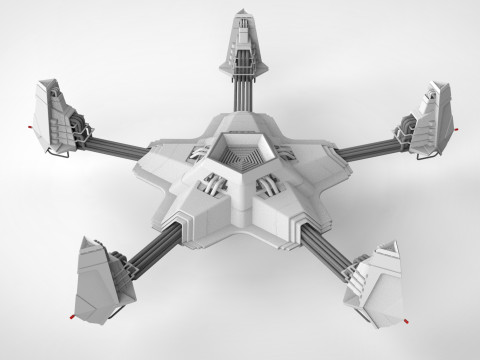 Sci-Fi antenna collection 1 3D मॉडल