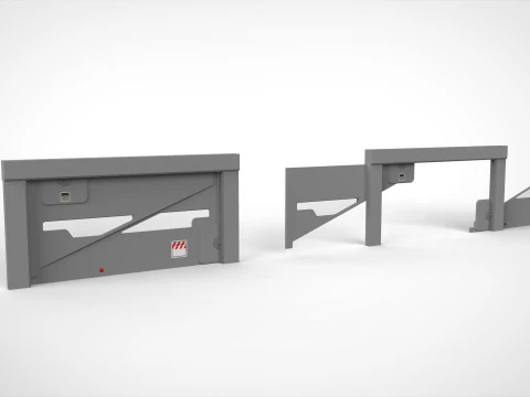 Sci-fi door collection 1 3D Model