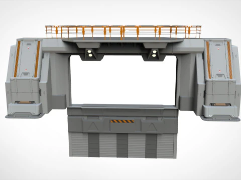 Sci-fi door collection 1 3D Model