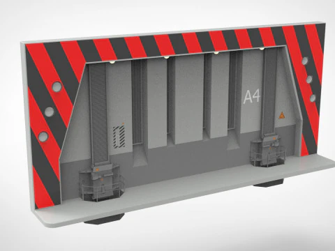 Sci-fi door collection 1 3D Model