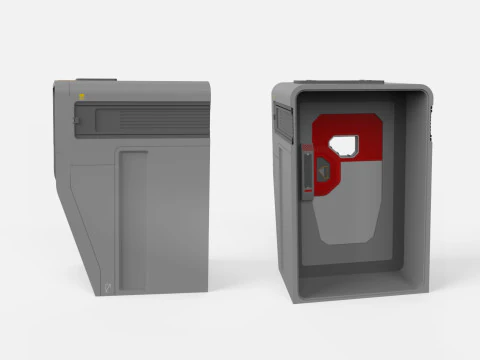 Sci-fi door collection 1 3D Model