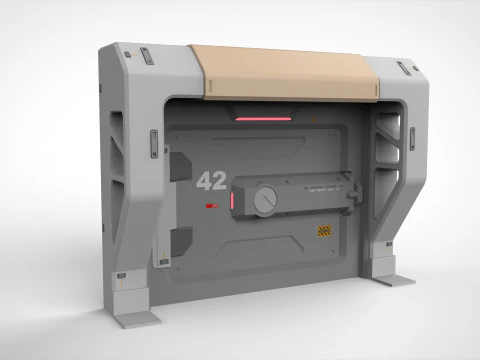 Sci-fi door collection 1 3D Model
