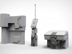 Sci-fi architecture elements collection 1 3D Model