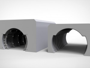 Sci-fi architecture elements collection 1 Modello 3D