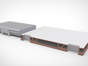 Sci-fi architecture elements collection 1 Modello 3D