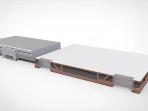 Sci-fi architecture elements collection 1 3D Model