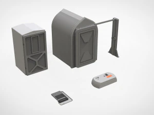 Bilimkurgu &ouml;ğeleri koleksiyonu 2 3D Model