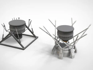 Bilimkurgu &ouml;ğeleri koleksiyonu 2 3D Model