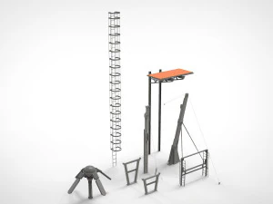 Bilimkurgu &ouml;ğeleri koleksiyonu 2 3D Model