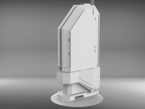 Sci-fi architecture elements collection 3 3D मॉडल