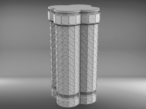 Sci-fi architecture elements collection 3 3D मॉडल