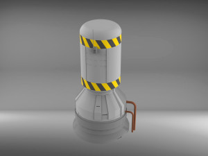 Sci-fi architecture elements collection 3 3D मॉडल