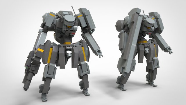 Lego robot lhb-zt-003 ontake 3D मॉडल .c4d .max .obj .3ds .fbx .stl .blend 
