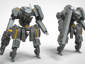 레고 로봇 lhb-zt-003 온테이크 3D 모델