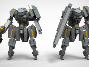 Lego robot lhb-zt-003 ontake 3D मॉडल