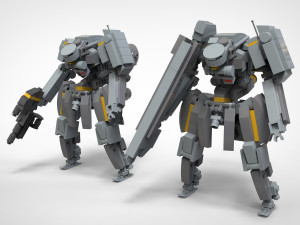 Lego robot lhb-zt-003 ontake 3D मॉडल