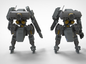 Lego robot lhb-zt-003 ontake 3D मॉडल