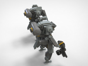 Lego robot lhb-zt-003 ontake 3D मॉडल