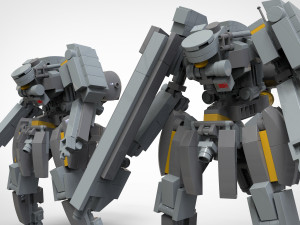 Lego robot lhb-zt-003 ontake 3D मॉडल