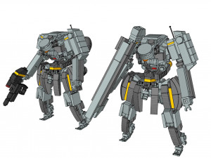Lego robot lhb-zt-003 ontake 3D मॉडल