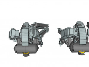 Lego robot lhb-zt-003 ontake 3D मॉडल