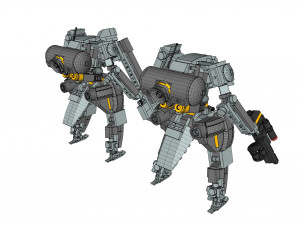 Lego robot lhb-zt-003 ontake 3D मॉडल