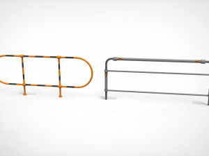 Sci-fi railing 3 3D मॉडल