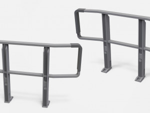 Sci-fi railing 3 3D मॉडल