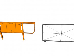 Sci-fi railing 3 3D मॉडल