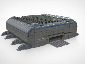 Sci-fi architecture 1 3D Model
