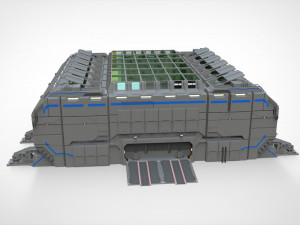Sci-fi architecture 1 3D मॉडल