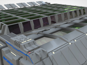 Sci-fi architecture 1 3D मॉडल