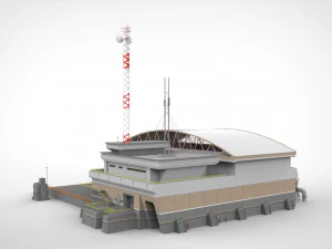 Sci-fi architecture 2 3D Model