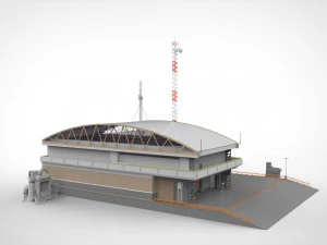 Sci-fi architecture 2 3D Model