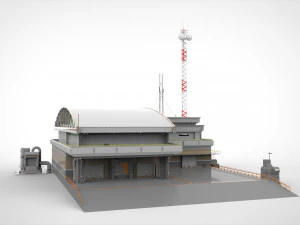 Sci-fi architecture 2 3D Model