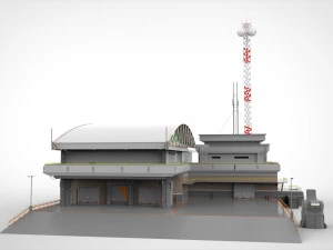 Sci-fi architecture 2 3D Model
