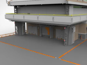 Sci-fi architecture 2 3D Model